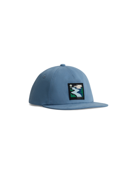 Inlet Flat Brim Hat - Blue Fog