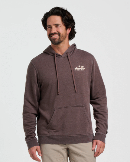 Rising Tide Fleece Hoodie - Heather Chestnut