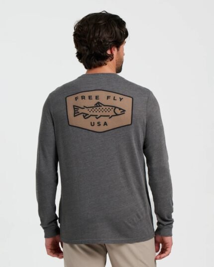 Freshwater Long Sleeve - Heather Black Sand