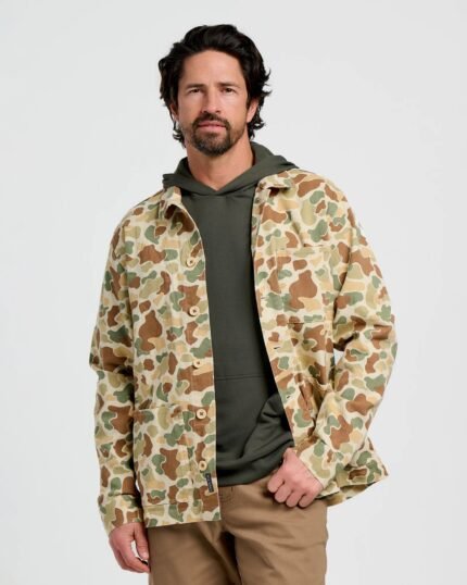Men's Folly Twill Chore Coat - Vintage Camo