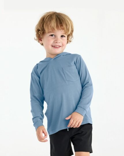 Toddler Bamboo Shade Hoodie - Tide Pool