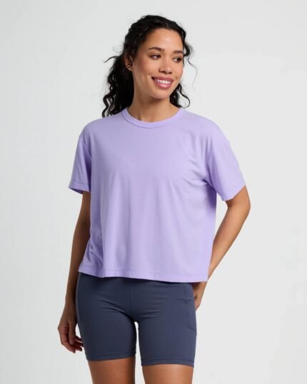 Women's Elevate Lightweight Tee - Bright Lavender