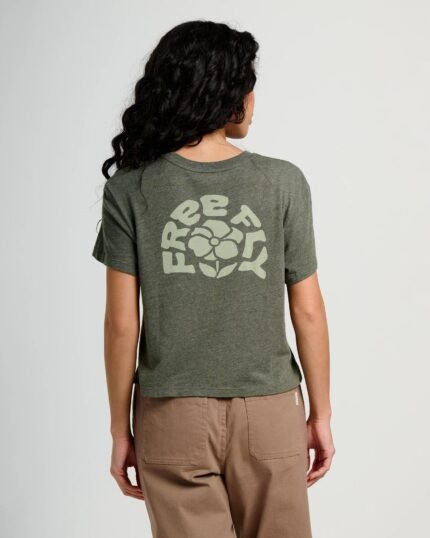 Women's Poppy Tee - Heather Dark Forest