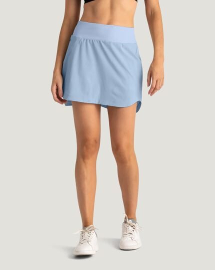 Women's Bamboo-Lined Active Breeze Skort – 15" - Clear Sky