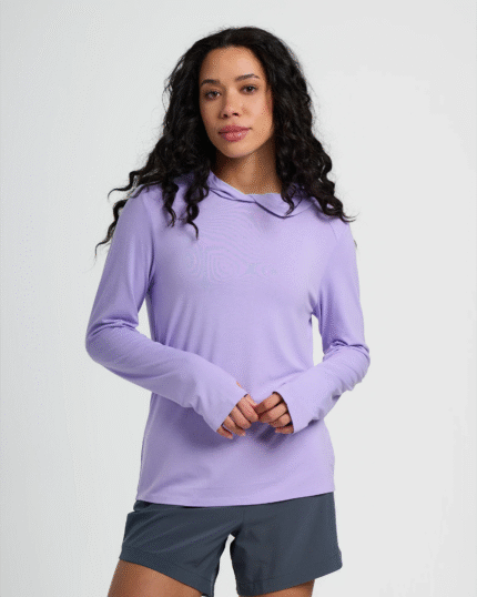 Women's Bamboo Shade Hoodie II - Bright Lavender