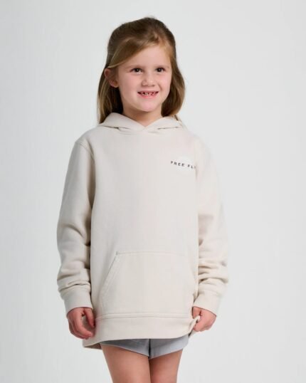 Youth Sun Ripple Fleece Hoodie - Heather Birch