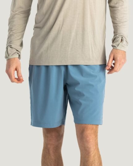Men's Breeze Short – 8" - Blue Fog